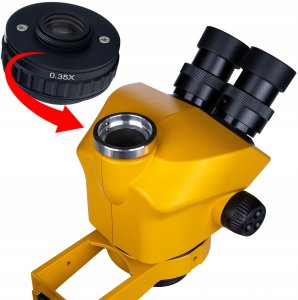 Mikroskop Rosfix SIRIUS TRINOKULAROWY 750x USB 5MP SOCZEWKA LED 56x KAMERA HQ 11