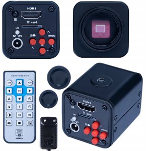 Mikroskop Rosfix SIRIUS TRINOKULAROWY 750x 4K 16MP SOCZEWKA LED 56x KAMERA HQ 3