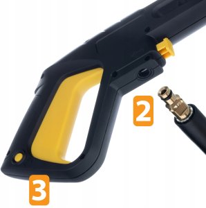 Rosfix Zestaw do Karcher K2-K7 pistolet Vario szczotka T-Racer do tarasu patio 9