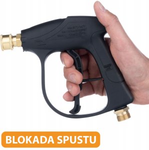 Rosfix Zestaw pistolet do myjki dysze adapter szczotka Karcher K2 K3 K4 K5 K6 K7 3