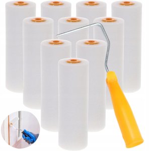 Rosfix Wałek gąbkowy 10cm uchwyt oraz taśma malarska 40mm x 50m HQ 2