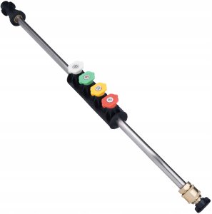 Rosfix Lanca z pianownicą i 5 dyszami do myjek Karcher K2 K3 K4 K5 K6 K7 Bayonet 2