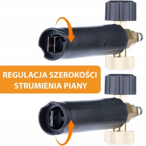 Rosfix Lanca z pianownicą i 5 dyszami do myjek Karcher K2 K3 K4 K5 K6 K7 Bayonet 8