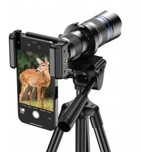 Apexel Obiektyw Tele Zoom Focus Optyczny 20-40x + Statyw Telefon Smartfon / Apl-20-40xjj029 (SB11890) 11