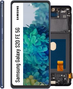 Zila Wyświetlacz OLED do Samsung Galaxy S20 FE 5G Ekran LCD Granatowa Ramka 11