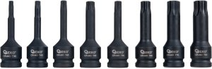 Geko Kpl. kluczy udarowych torx 8el. 1/2" T30-T80 CR-MO (10) 2