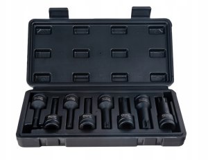 Geko Kpl. kluczy udarowych torx 8el. 1/2" T30-T80 CR-MO (10) 3