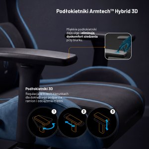 Fotel Diablo Chairs X-One 2.0 Night Blue King 7