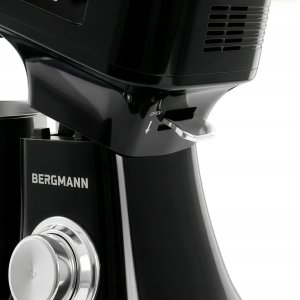 Robot planetarny BERGMANN Kuchenny planetarny 6L 3500W Black waga podgrzewana misa panel LED 4