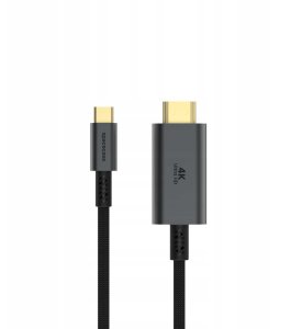 spacecase Kabel USB-C Do HDMI Przejściówka Adapter HUB Typ-C 4K 60HZ 2