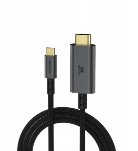 spacecase Kabel USB-C Do HDMI Przejściówka Adapter HUB Typ-C 4K 60HZ 7