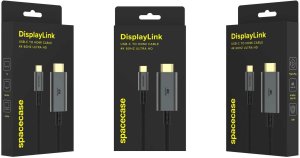 spacecase Kabel USB-C Do HDMI Przejściówka Adapter HUB Typ-C 4K 60HZ 8