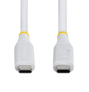 Kabel USB StarTech - Kabel USB - USB-C (M) do USB-C (M) - USB4 / Thunderbolt / DisplayPort 2.1 - 5 A - 1 m - pasywny, do 40 Gbps szybkość transmisji danych, USB Power Delivery (240W), 8K60Hz obsługa, 4K240Hz obsługa, obsługa dla Power Delivery (CC1M40GUSB 4