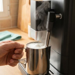 Ekspres ciśnieniowy Jocca Do Kawy automatyczny 1350W 20 Bar czarny 10