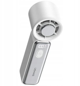 Wentylator Usams Wiatrak Ice-Cooling Digital High-Speed 2000mAh biały 2