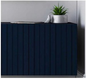 Meble Lindner Komoda RTV, szafka stojąca, glamour, GRAVO, 168x37x72 cm, granatowy, mat | TYLETEGOTU 10