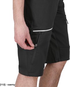 CERVA Elastyczne szorty krótkie spodnie strecz rozciągliwy elastyczny pas kieszenie D-ring dużo kieszeni odblaski elastyczna talia AC/DC szorty ACOAKSHORT - ACDC SHORT 58 7
