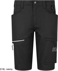 CERVA Elastyczne szorty krótkie spodnie strecz rozciągliwy elastyczny pas kieszenie D-ring dużo kieszeni odblaski elastyczna talia AC/DC szorty ACOAKSHORT - ACDC SHORT 58 8