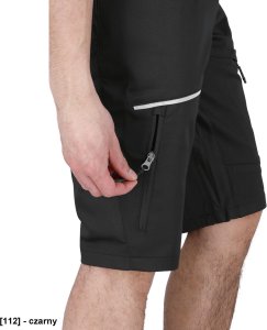 CERVA Elastyczne szorty krótkie spodnie strecz rozciągliwy elastyczny pas kieszenie D-ring dużo kieszeni odblaski elastyczna talia AC/DC szorty ACOAKSHORT - ACDC SHORT 60 14