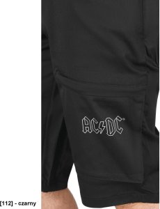 CERVA Elastyczne szorty krótkie spodnie strecz rozciągliwy elastyczny pas kieszenie D-ring dużo kieszeni odblaski elastyczna talia AC/DC szorty ACOAKSHORT - ACDC short 62 13