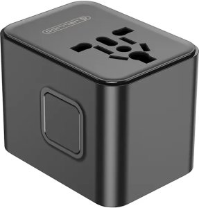 Jellico Uniwersalny adapter podróżny S9 PD 2XUSB-C + 1XUSB 3.4A max 2500W czarny 7