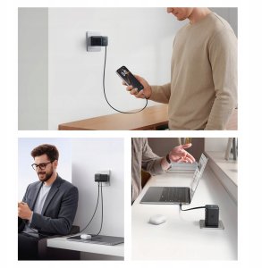 Ładowarka Mcdodo Szybka ładowarka sieciowa zasilacz 4X USB-C PD USB GAN 100W kabel 1M 4