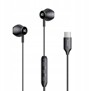 Słuchawki Mcdodo Przewodowe do telefonu z mikrofonem douszne USB-C DAC RGB 11