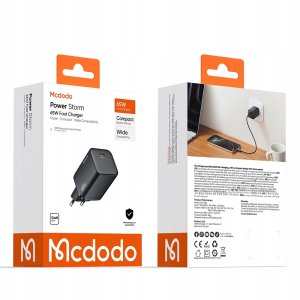 Ładowarka Mcdodo Szybka ładowarka sieciowa zasilacz kostka do ładowarki USB-C 65W GAN 13