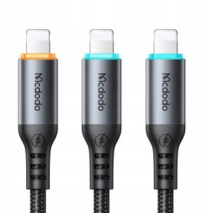 Mcdodo Kabel USB-C Lightning szybkie ładowanie 36W 1M power off LED 3