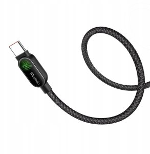 Mcdodo Kabel USB-C USB-C szybkie ładowanie USB typ C PD 100W 1M LED czarny 7