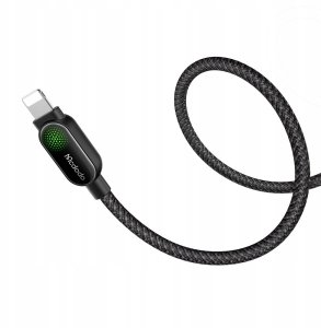 Mcdodo Kabel USB-C LIGHTNING szybkie ładowanie PD 36W 1M LED czarny 7