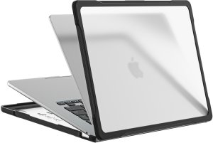 Etui 4kom.pl TECH-PROTECT VELAR MACBOOK AIR 13 M2-M5 2023-2026 Black/Matte Clear (5906302324491) 2