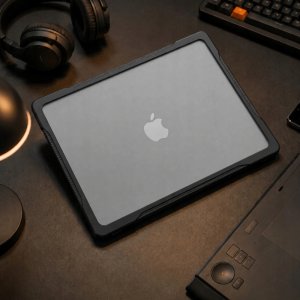 Etui 4kom.pl TECH-PROTECT VELAR MACBOOK AIR 15 M2-M5 2023-2026 Black/Matte Clear (5906302324507) 6