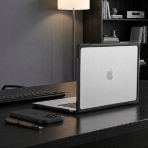 Etui 4kom.pl TECH-PROTECT VELAR MACBOOK AIR 15 M2-M5 2023-2026 Black/Matte Clear (5906302324507) 7