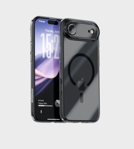 Innostyle Etui magnetyczne Case wzmocnione do Magsafe iPhone 17 Air czarne 7