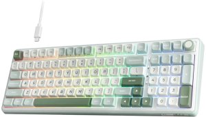 Klawiatura Royal Kludge RK R98Pro Sky Cyan Przełączniki Beige (RK-R98PRO-SKYCYN-BEGSW-US) 2