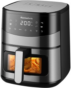 Frytkownica beztłuszczowa Universal Blue Na gorące powietrze Melchioni ARIANNA 6,5L Pojedyńczy Autonomiczny 2000 W Czarny, Stal nierdzewna (118340047) 2