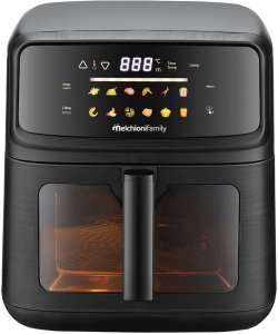 Frytkownica beztłuszczowa Universal Blue Melchioni MARTINA 10L Pojedyńczy Autonomiczny 2100 W Frytkownica na gorące powietrze Czarny (118340057) 2