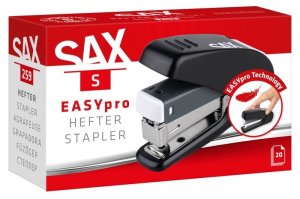 Zszywacz SAX 259 EasyPro S, zszywa do 20 kartek, 24/6, 26/6, czarny (ISAXE259-05) 3