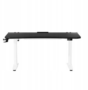 Diablo Chairs Biurko gamingowe elektryczne czarno-białe Diablo X-Forge 1600 (5907367511949) 2