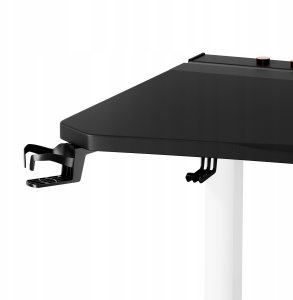 Diablo Chairs Biurko gamingowe elektryczne czarno-białe Diablo X-Forge 1600 (5907367511949) 4