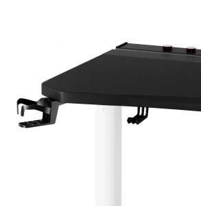 Diablo Chairs Biurko gamingowe elektryczne czarno-białe Diablo X-Forge 1400 (5907367511901) 4
