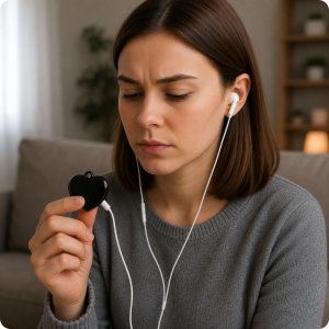 Rejestrator Spreest Dyktafon szpiegowski mini cyfrowy podsłuch mały 16GB brelok ukryty wisiorek 3