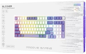 Klawiatura PROOVE Gaming Slicker Special Edition biała 7