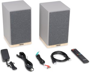 Głośniki komputerowe Audizio Zestaw aktywnych głośników multimedialnych KS12 80 W BT szare one size 10