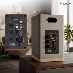 Głośniki komputerowe Audizio Zestaw aktywnych głośników multimedialnych KS12 80 W BT szare one size 15