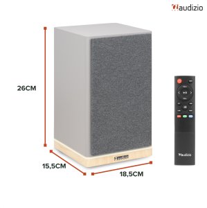 Głośniki komputerowe Audizio Zestaw aktywnych głośników multimedialnych KS12 80 W BT szare one size 17