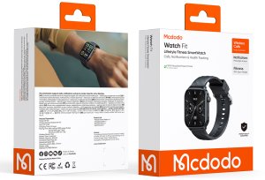 Smartwatch Mcdodo MCDODO SMARTWATCH DAMSKI MĘSKI ZEGAREK Z FUNKCJĄ ROZMOWY WODOODPORNY GPS 10