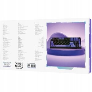 Klawiatura PROOVE Gaming Slicker Special Edition czarno-fioletowa 3