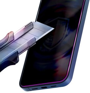 3MK Szkło hartowane 9H z filtrem prywatyzującym HARDGLASS MAX PRIVACY na SAMSUNG GALAXY S24+ / S25+ 9